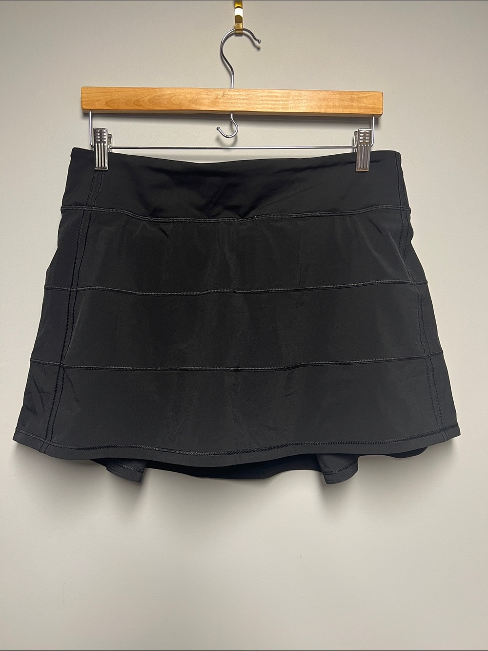 lululemon athletica Black Athletic Skort with Built-In Shorts